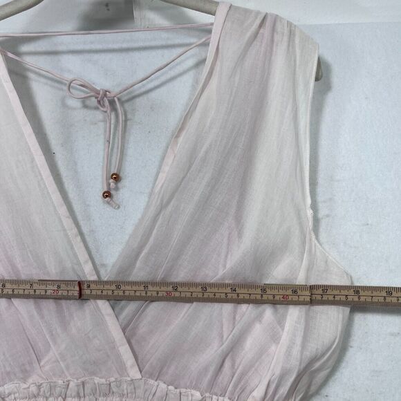 Ilse Jacobsen Dress Women 6 Pink Maxi Flowy Coquette Romantic Lightweight Cotton - Picture 12 of 16